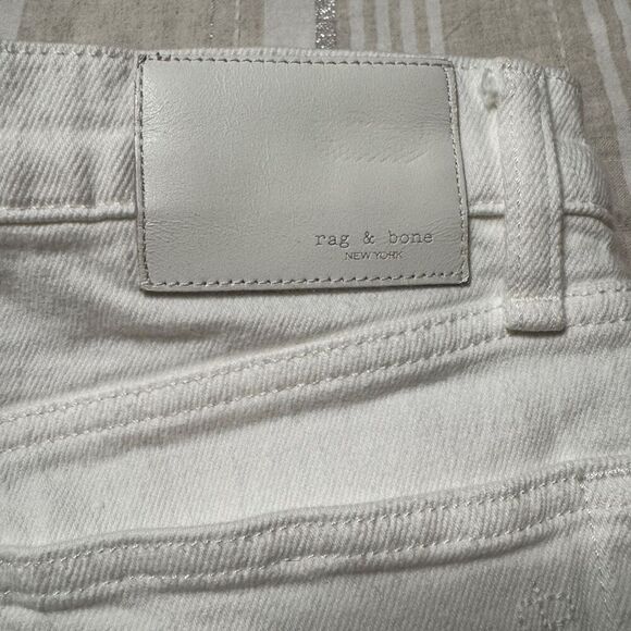 Rag & Bone Peyton Mid-rise Bootcut Jeans 25 Optic White - Picture 8 of 11